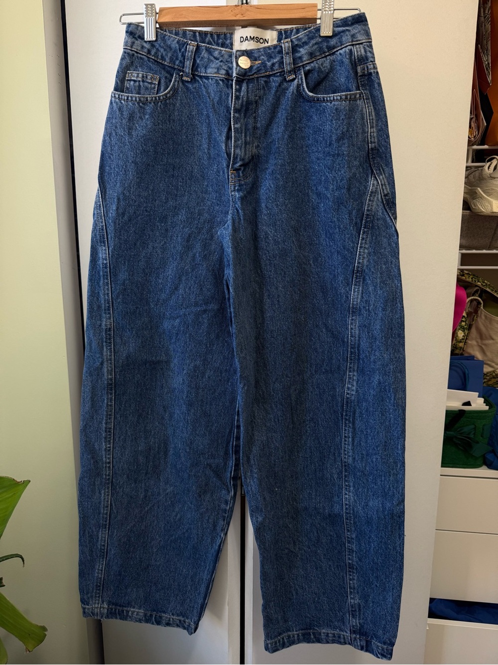 Damson Madder Barrel Leg Jeans